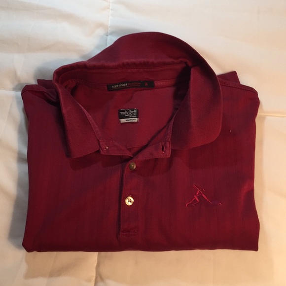 Vintage Tiger Woods Nike shirt, maroon, XL, VGUC - Picture 5 of 6